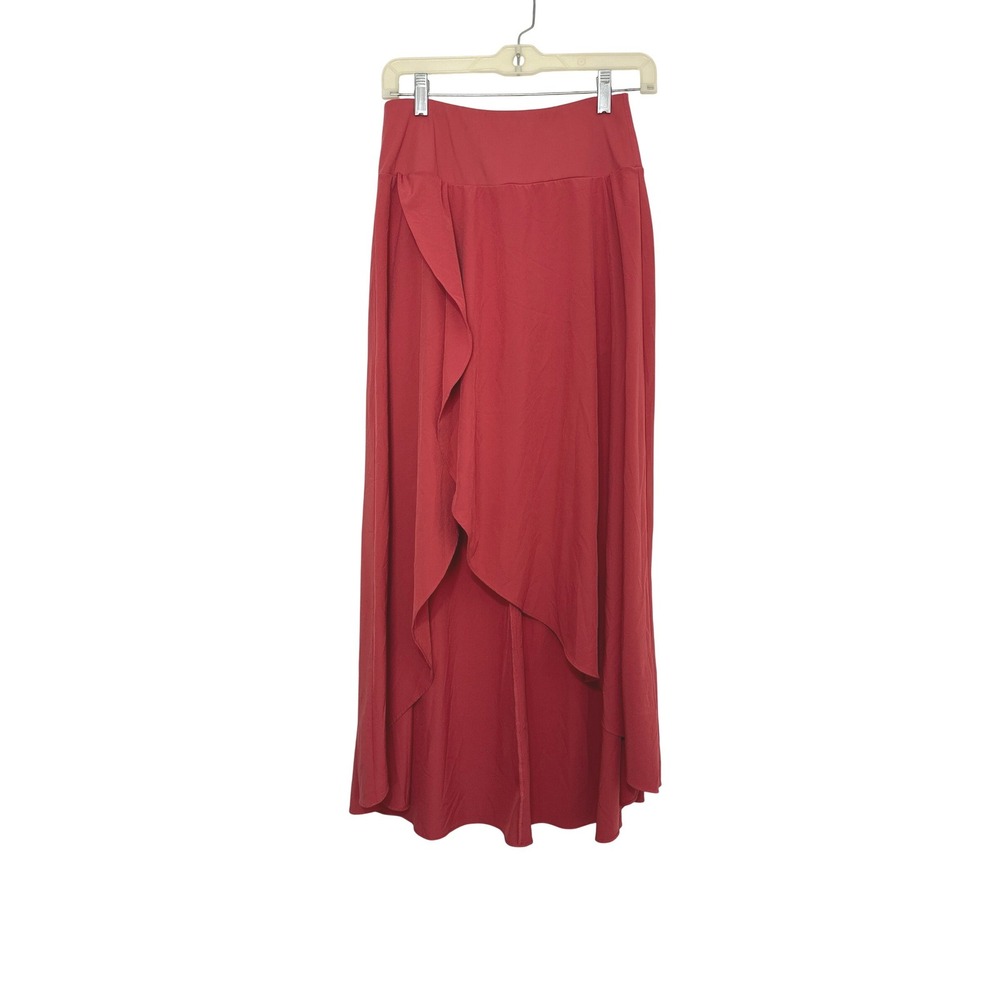 Halara Breezeful High Waisted High Low Ruffle Skirt 2-in-1 Flowy Womens Small